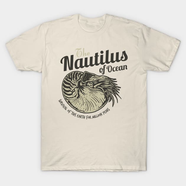 The Nautilus T-Shirt by RadCoolguy